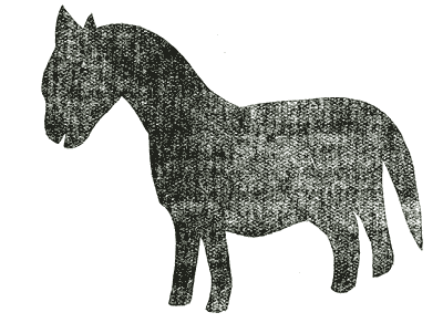 Horse. Bonda Highlander.