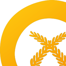 Vanuatu spiral with ferns from Vanuatu flag motif